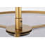 Lustre tambour unique à 3 lumières