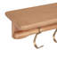 Faustina Wall Shelf with Hooks