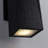 Alvisa Outdoor Wall Light in 2 Lights Dusk to Dawn with Aluminum