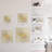 Sun Rays Burst, Black Gold Metal Wall Accent, Minimalist Modern Contemporary Home Decor-99012581-99012586