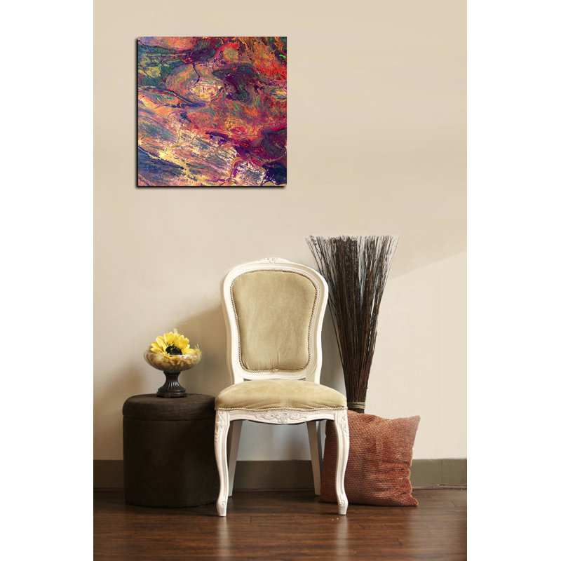 Australian Iron Abstract Framed Canvas Photography, 12" x 12"
