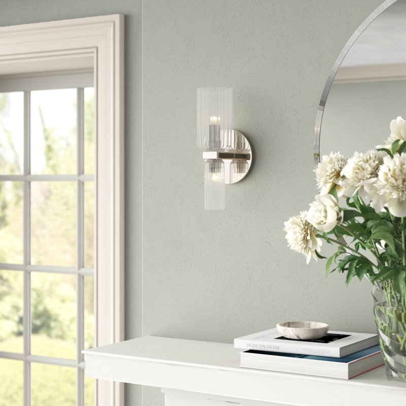 Candle Wall Light, Polished Nickel