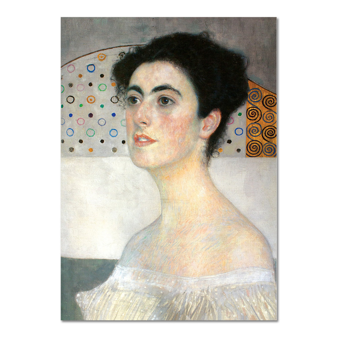 Glasgemälde Nahaufnahme von Margaret Stonborough von Gustav Klimt