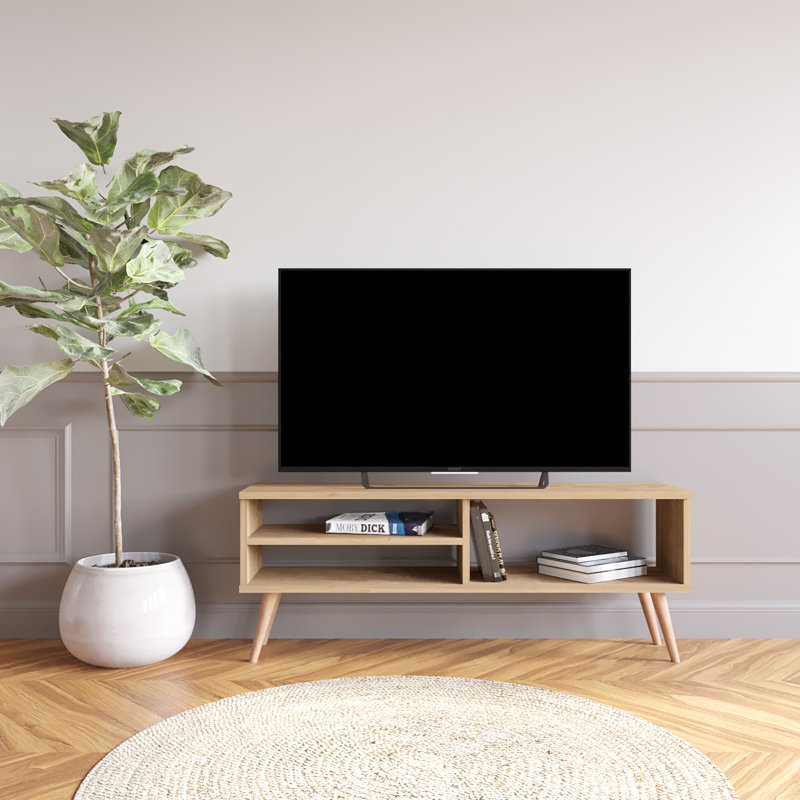 LAPIS TV Stand for TVs up to 49", Oak