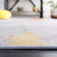 Tapis abstrait gris / rouille Omaree-1548234422