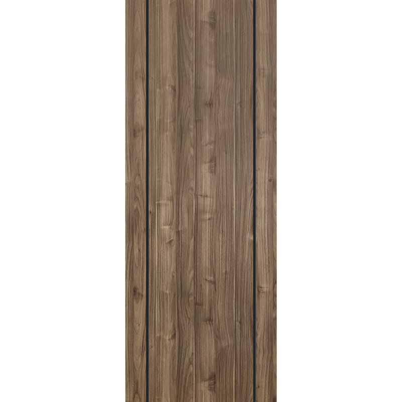 Finition en bois massif manufacturé, 28 po x 96 po, Noyer