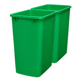 Rev-A-Shelf Polymer Replacement Trash Bin, 2 Pack
