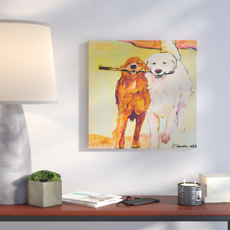 Stick With Me by Pat Saunders-White - Wrapped Canvas Print, 24" H x 24" W