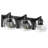 3-Light Bathroom Vanity (Black)
