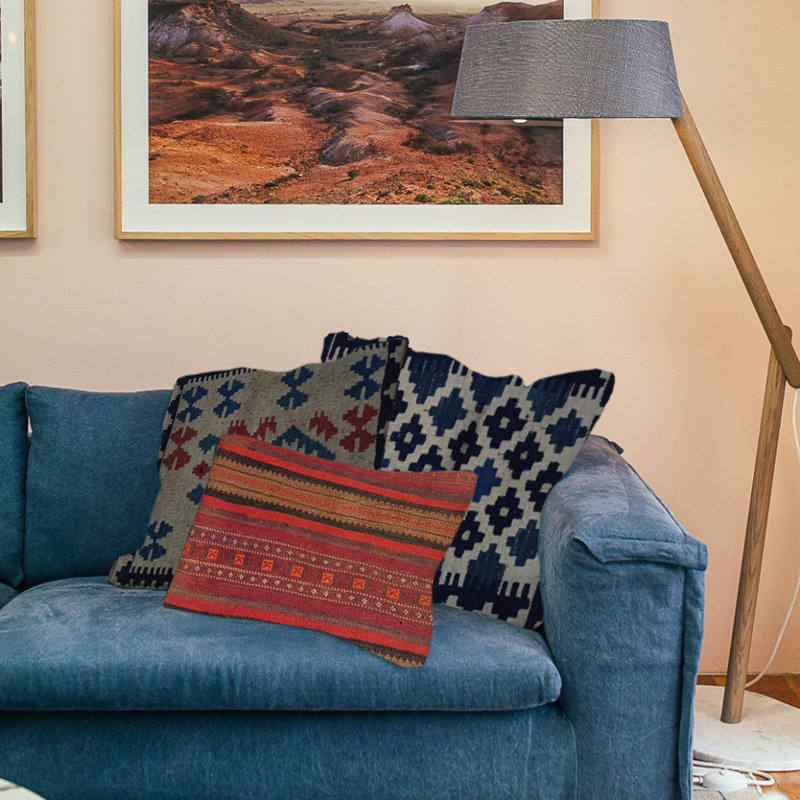 Geoffrey Kilim Handwoven Smoky Topaz Cushion Cover