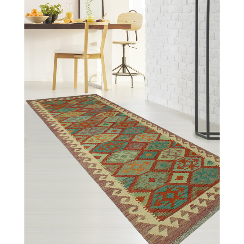 Wool Oriental and Geometric Indoor Rug