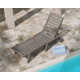 Nautical Chaise with Wheels