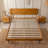 Queen 800 lbs Heavy Duty Solid Wood Platform Bed with Headboard, Premium Scandinavian Bed Frame, Non-Slip Noise-Free, Quick Assembly, Caramel-105528049-105528050
