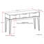 Harper - Console canapé - Noyer brun