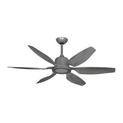 Kayeleigh II 52 In. Resin Oil Rubbed Bronze Ceiling Fan With Remote Control W/710 LED Light