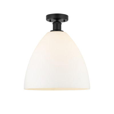 Glass Semi Flush Mount