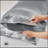 4 PCS Twin Luxury Sheet Set Grey-133388281