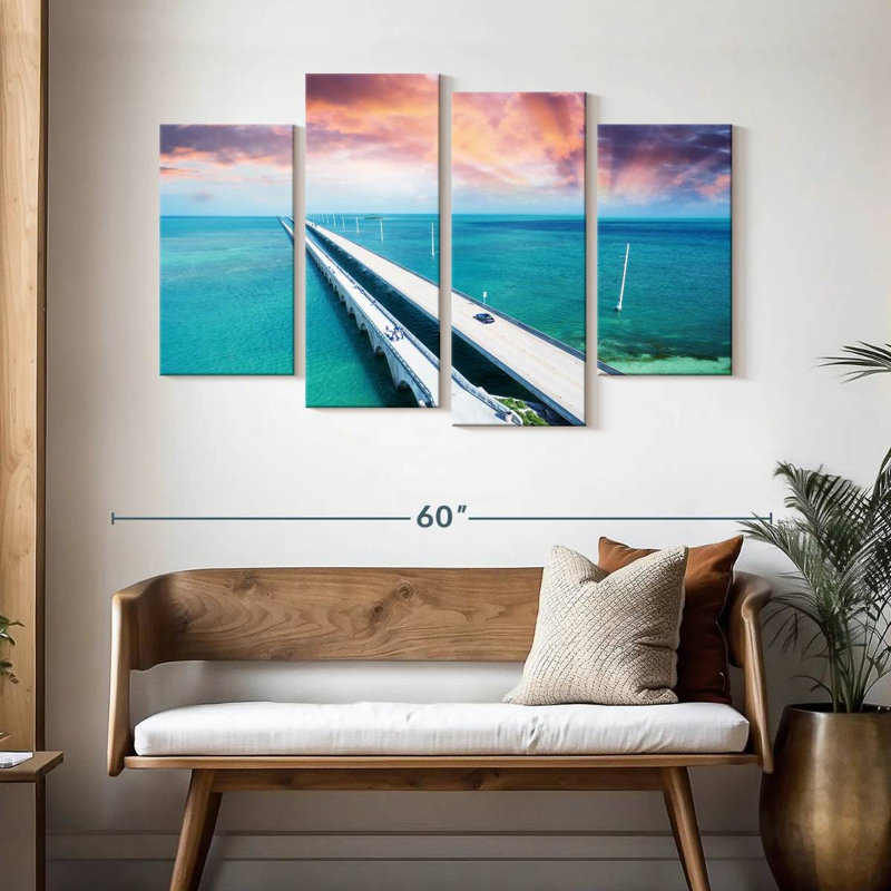 Lilie Scenic Seven Mile Bridge, Floride, H 32 po x l 52 po