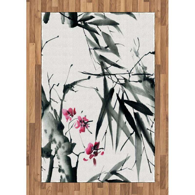 Merlene Toile Hand Woven Area Rug, Rectangle 120 x 180cm