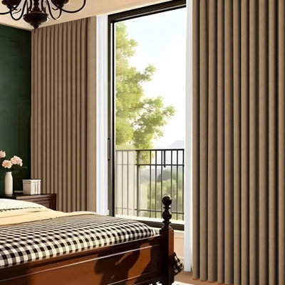 Rideau pour rideaux de salon 2 panneaux de chambre à coucher