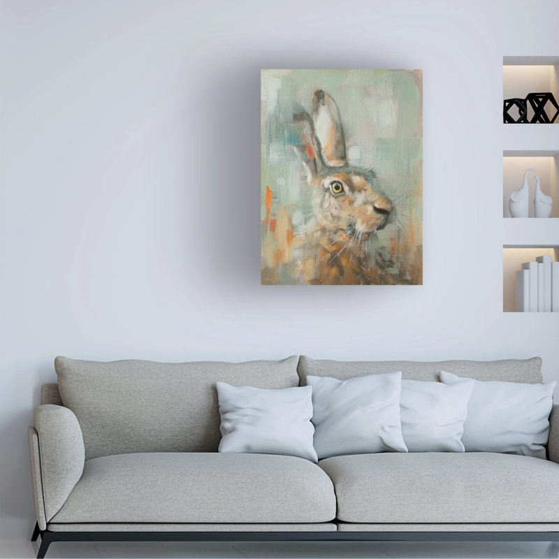 «Animal Hare» sur toile, L 24 po x H 32 po