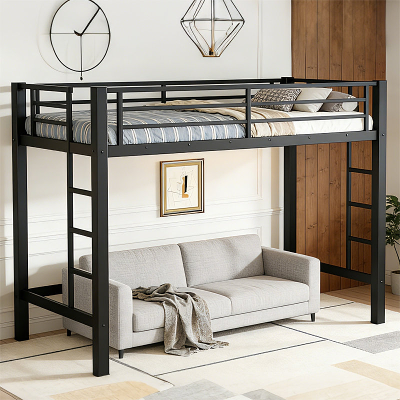 Pleine taille et garde-corps, conception minimaliste peu encombrante, disponible en tailles simple, simple TG, double et grand