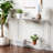 30" Acrylic Console Table with Shelf