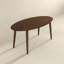 Table de salle à manger en bois de noyer Ada Mid Century Modern-1716616717