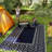 Reversible Outdoor Rug,  Waterproof Plastic Straw Floor Mat, Portable RV Camping Carpet, Large Floor Mat for Backyard, Deck, Picnic, Beach, Blue & White Gourd Border-109043833