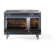 ILVE Nostalgie II Noblesse 48 in Dual Fuel Range, 5 Burner, Griddle, Frenchtop