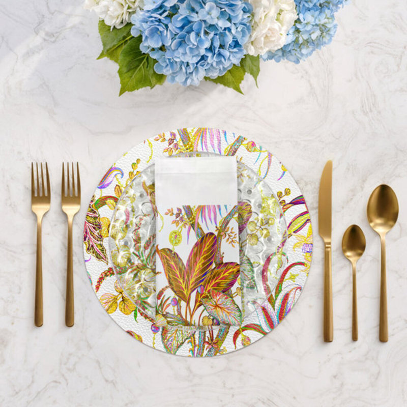 Amazonia Cotton Sateen Dinner Napkins, Splendor