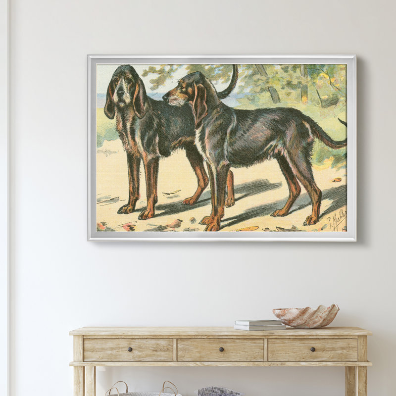 «Mans Best Friend», reproduction d'art sur toile, Argent, H 22,5 po x l 30,5 po x P 1,5 po