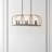6 - Light Dimmable Lantern Chandelier
