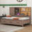 Cara Twin Size Lounge Daybed with Storage Shelves-818993791