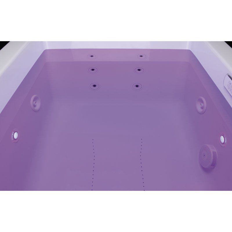 Cetra® 60" x 32" Drop In Whirlpool Acrylic Bathtub, Oyster, Right