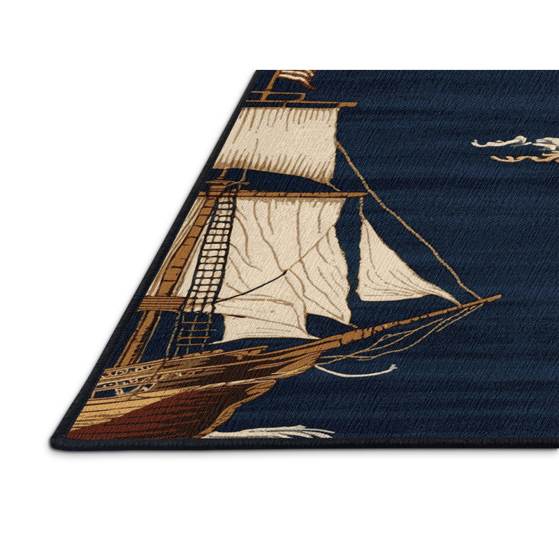 Tapis nautique lavable, Carré 5 pi