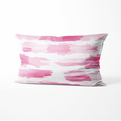 Abstract Decorative Throw Pillow - Boho Girl Glam Pink Printed Cushion