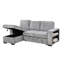 Canapé modulaire moderne en L avec fonction coulissante, canapé-lit convertible, méridienne de rangement, port USB et porte-gobelet pour le salon-588725080-588725081