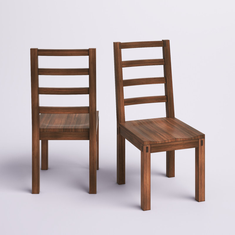 Chaise d'appoint en bois massif Trevion