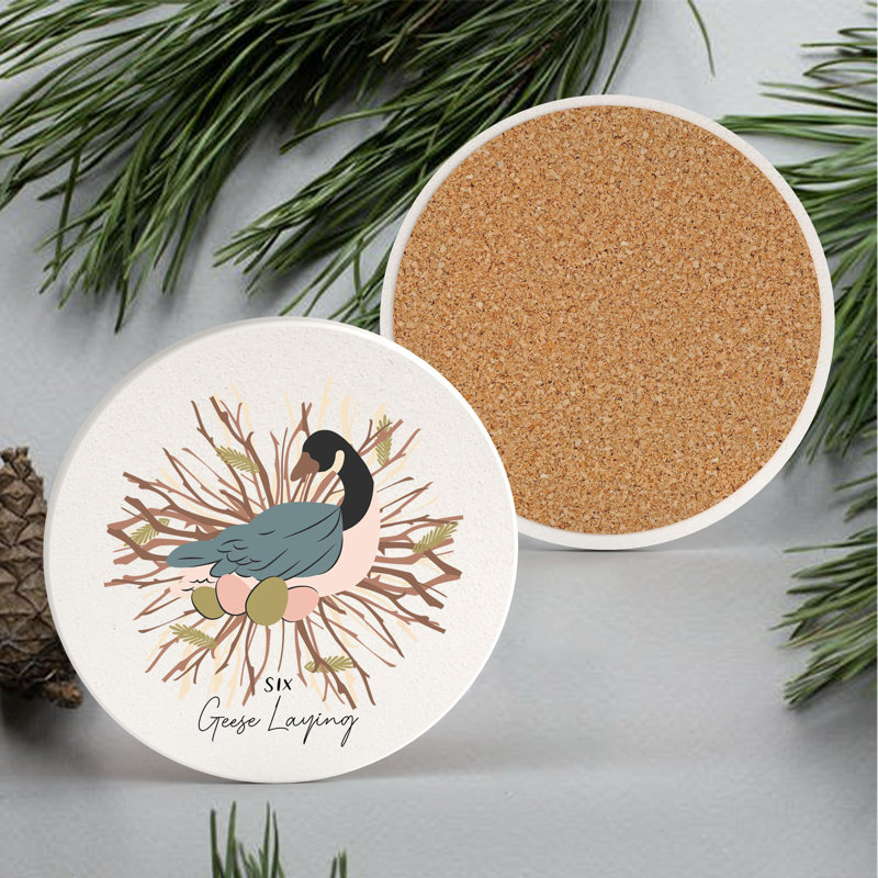 Santamaria Ceramic Round 1 Piece Coaster