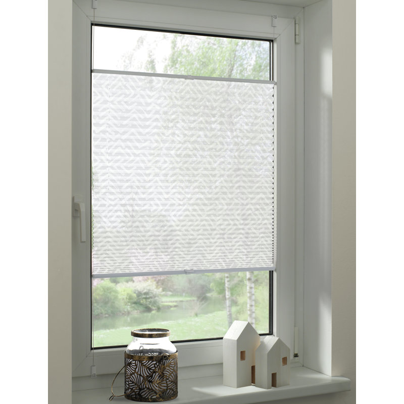 Cordless Semi Sheer Pleated Shade, 130 cm L x 70 cm W
