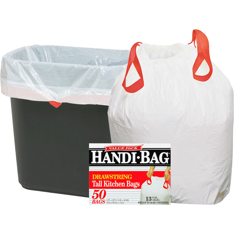 Sacs poubelle 13-gal, 50 count