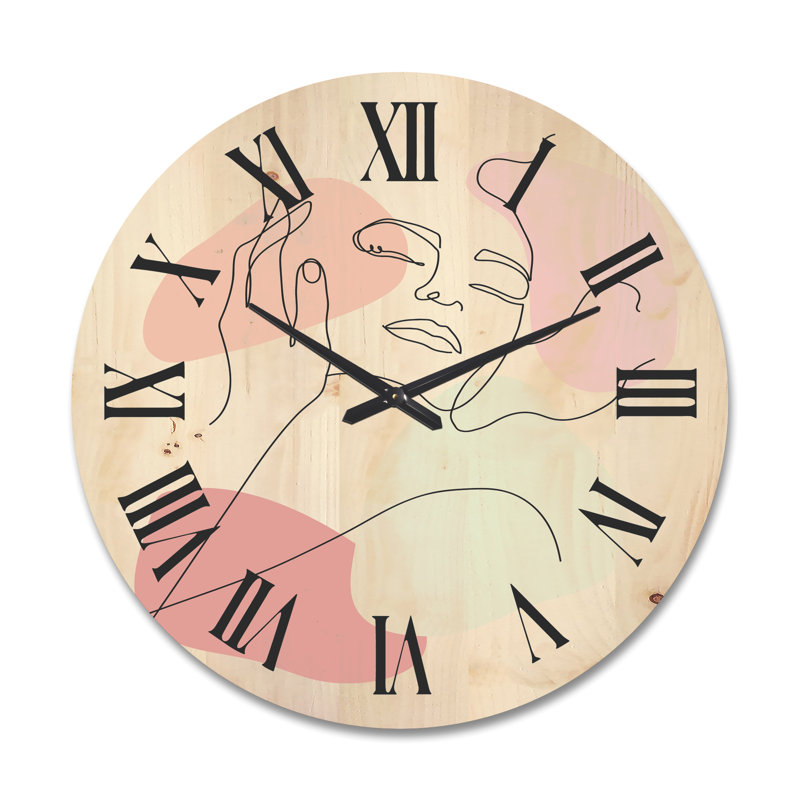 Horloge murale en bois, Grand
