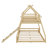 Twin Over Queen House Bunk Bed With Nets And Ramp-1126472616