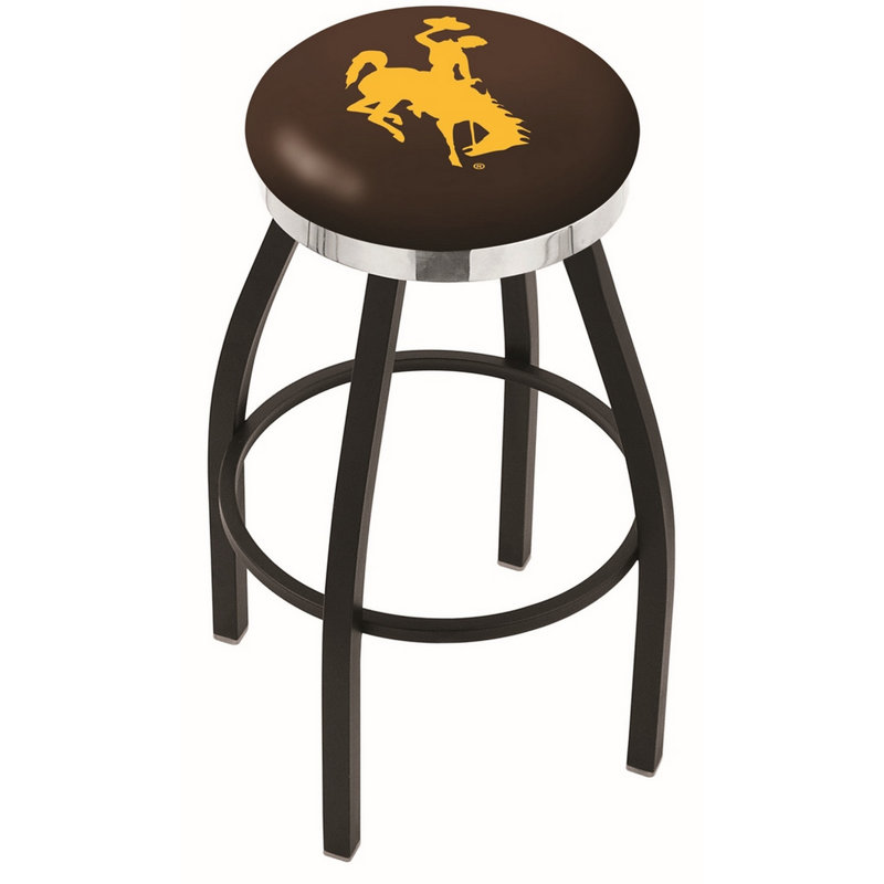 NCAA 36" Swivel Bar Stool, Wyoming