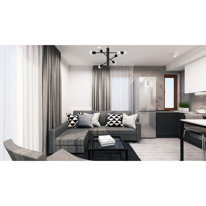 Carlsen 6 - Light Black Cluster Pendant