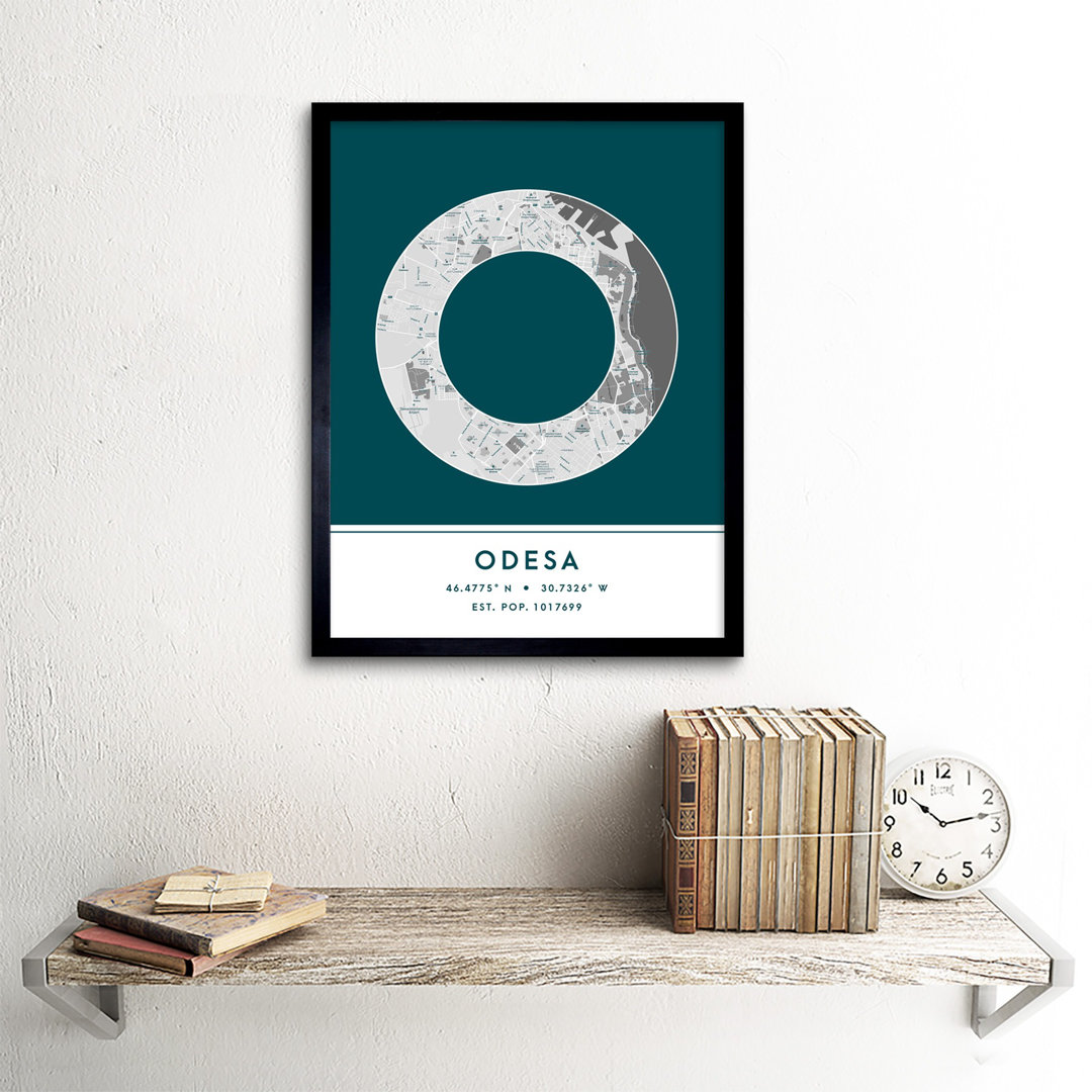 Odesa Ukraine City - Single Picture Frame Typography