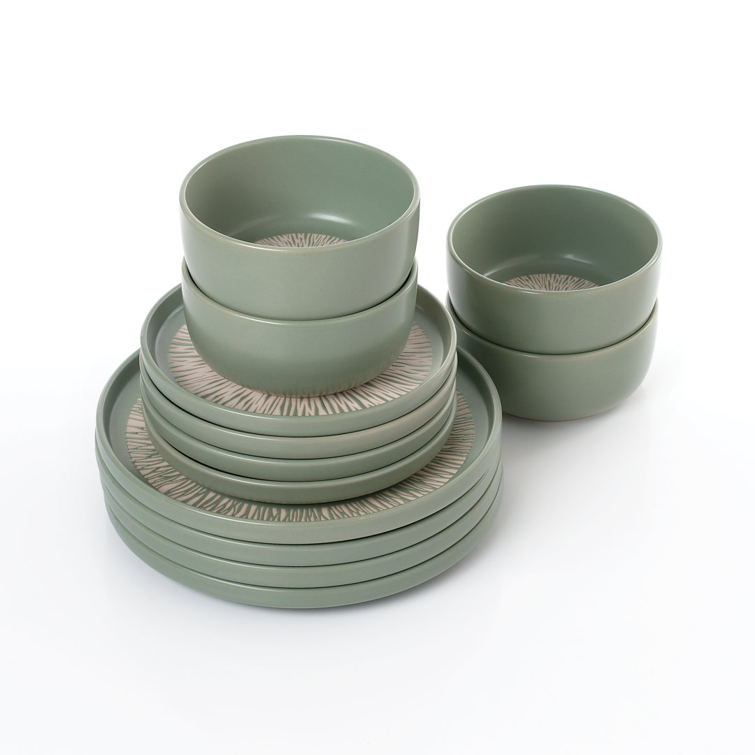 Stoneware Dinnerware - Service for 4