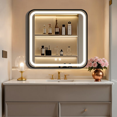 Miroir de salle de bain à DEL