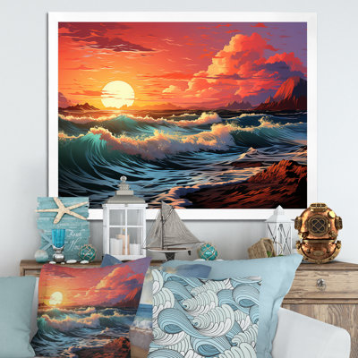 Rainbow Beach Sunset sur toile